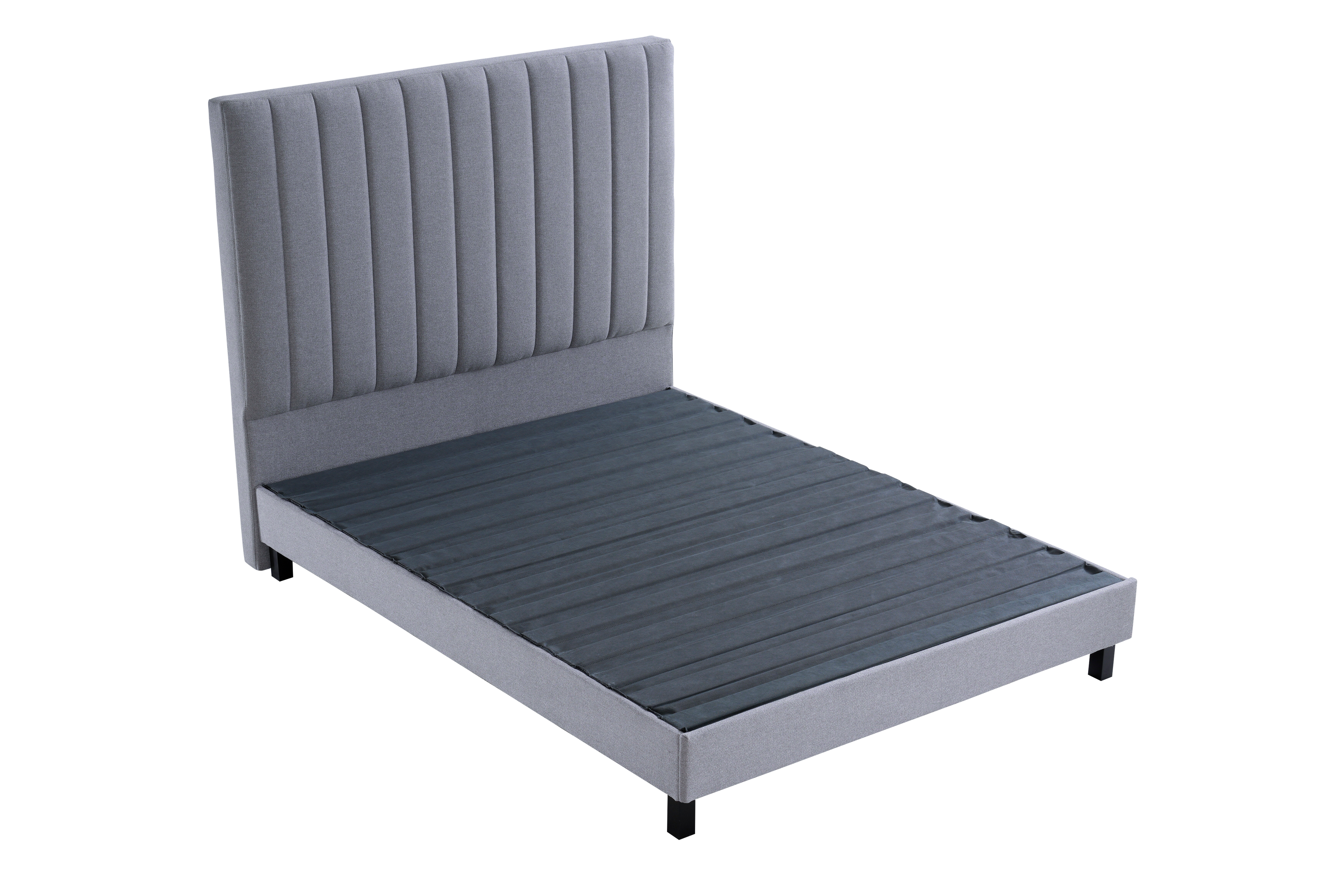 Sleep Firm Ultra mattress and Grey Bed Frame Ensemble