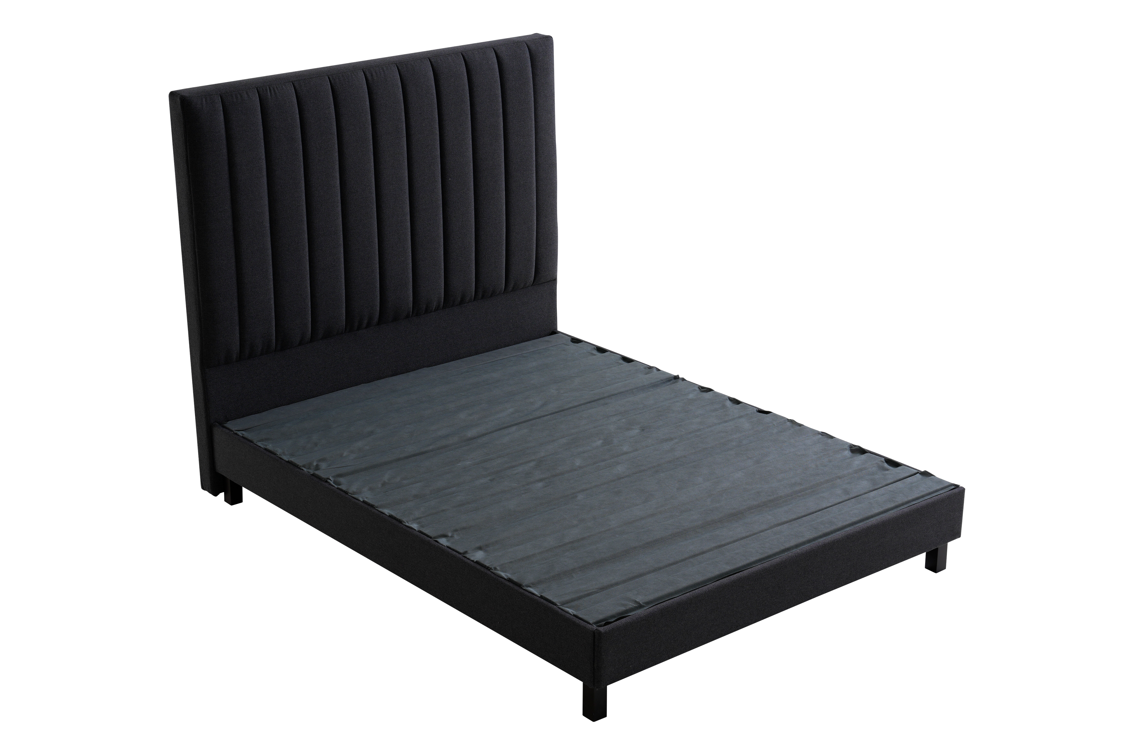 Sleep Firm Ultra mattress and Charcoal Bed Frame Ensemble