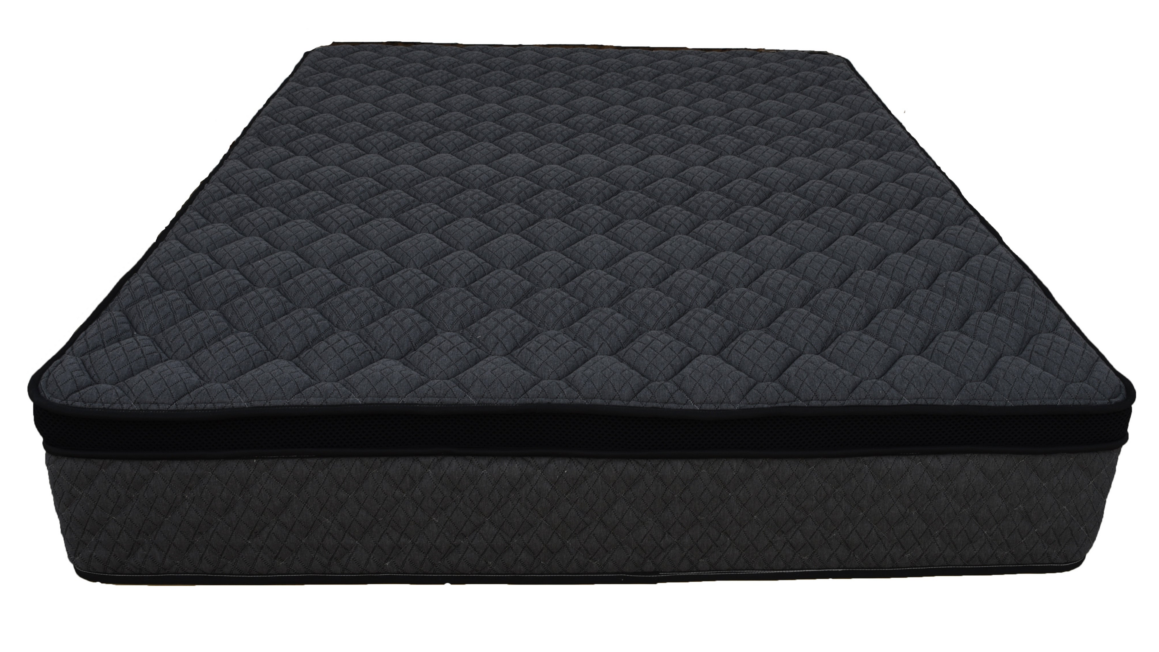 Sleep Firm Ultra mattress and Oatmeal Bed Frame Ensemble