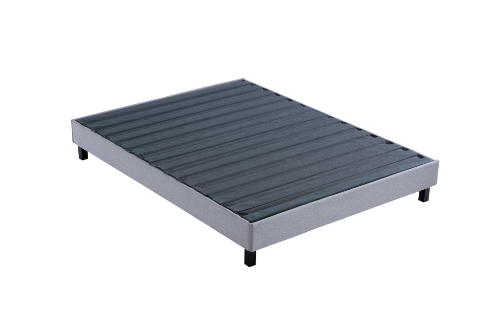Sleep Firm mattress and Grey Bed Frame Ensemble