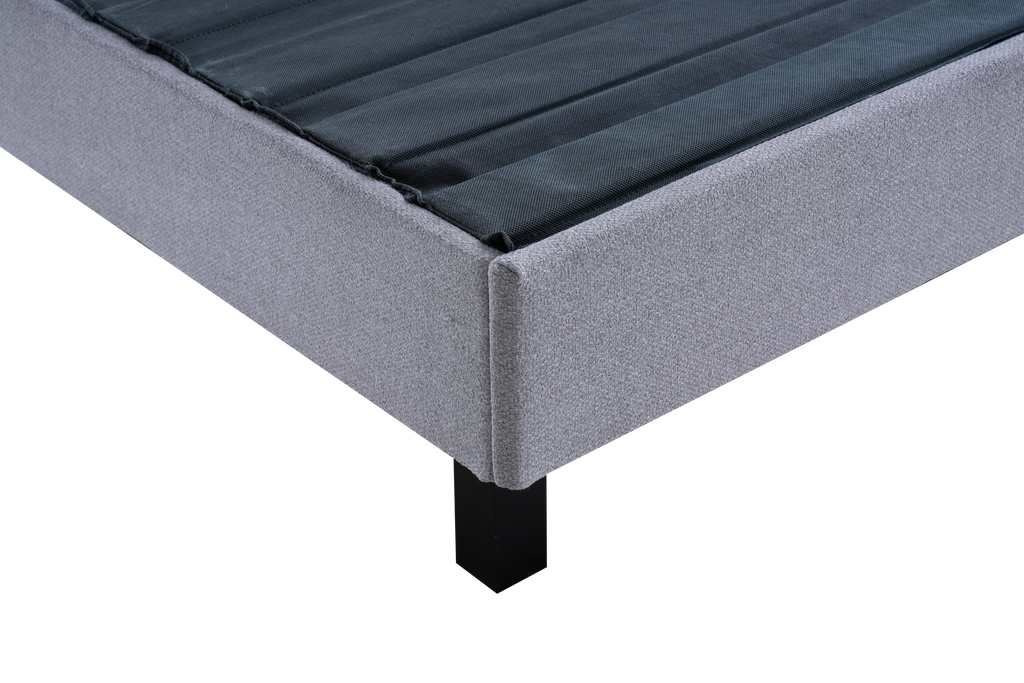 Sleep Firm mattress and Grey Bed Frame Ensemble
