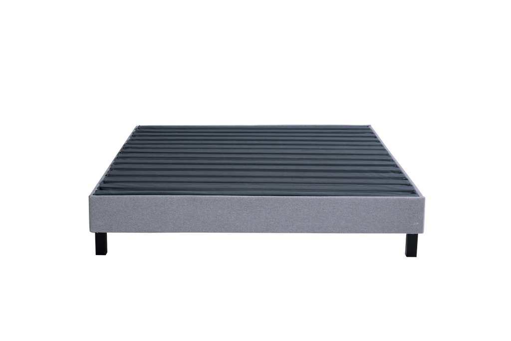 Sleep Firm mattress and Grey Bed Frame Ensemble