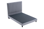 Sleep Firm Ultra mattress and Grey Bed Frame Ensemble
