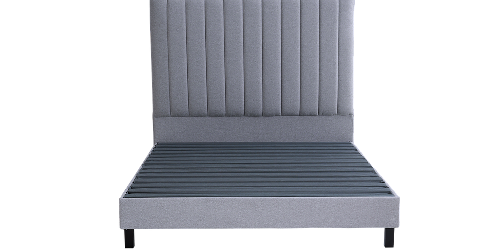 Sleep Firm mattress and Grey Bed Frame Ensemble