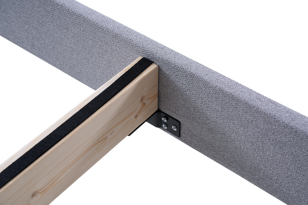 Sleep Firm Luxe mattress and Grey Bed Frame Ensemble