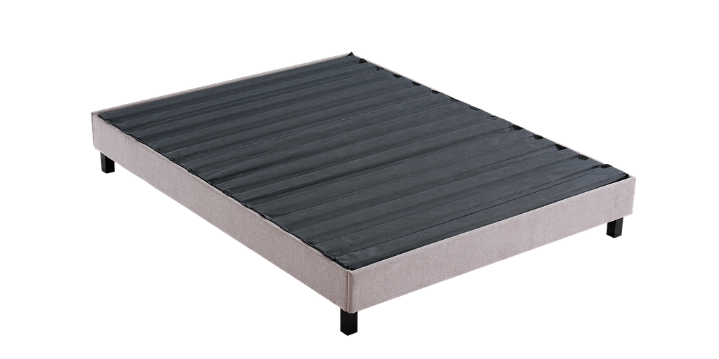 Sleep Firm Luxe mattress and Oatmeal Bed Frame Ensemble