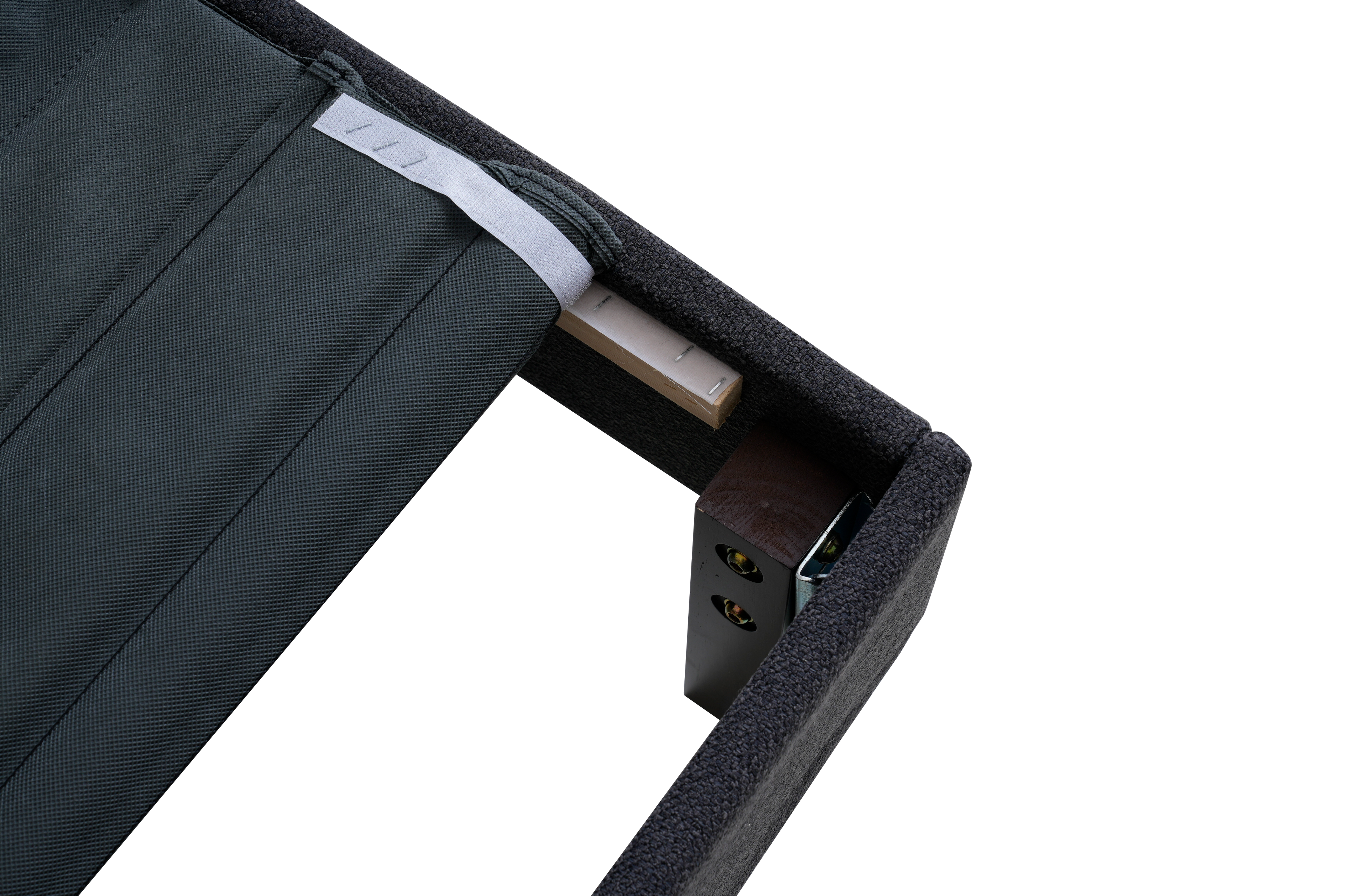 Sleep Firm Luxe mattress and Charcoal Bed Frame Ensemble