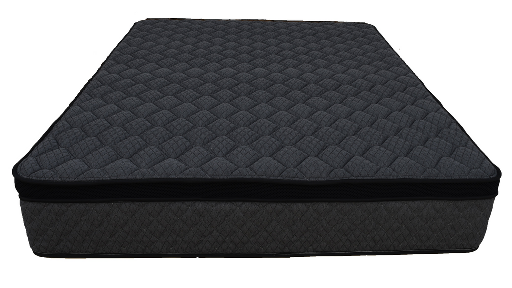 Sleep Firm Ultra mattress and Oatmeal Bed Frame Ensemble